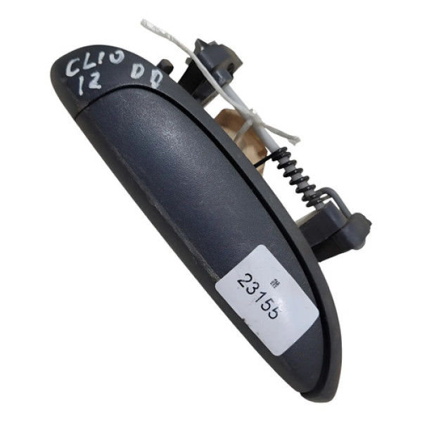Maçaneta Externa Direita Renault Clio 2005 2015 Preto Dianteira