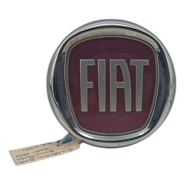Emblema Fiat Grade Dianteira Fiat Linea Punto Strada 2008 12 Prata