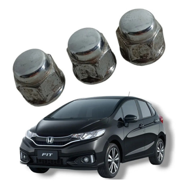 Jogo Porca Roda Honda Fit 2017