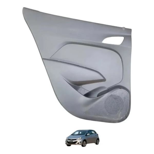 Forro Porta Traseira Esquerda Hyundai Hb20 2013 833101s010 Preto