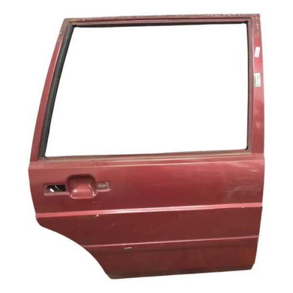 Porta Traseira Direita Vw Santana 19911997 Traseira Direita Vermelho