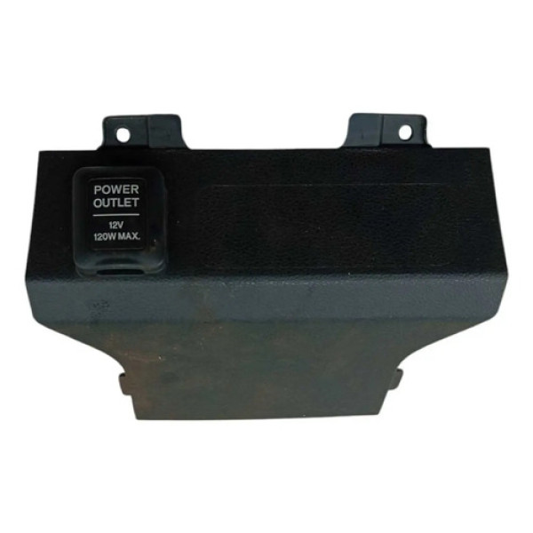 Moldura Tomada 12v Acendedor Honda Fit 2009 2013 Preto