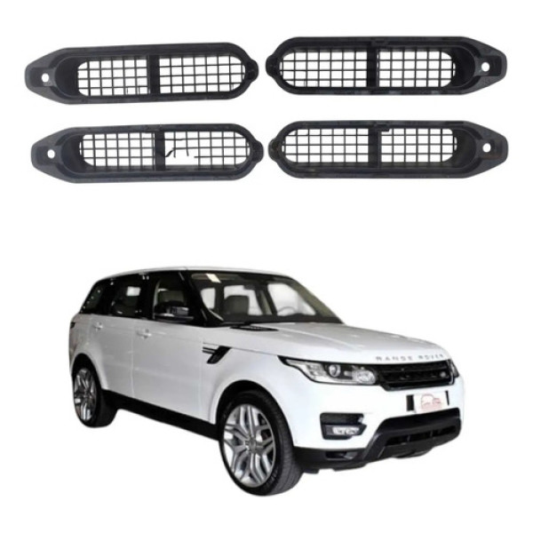 Kit Entrada Ar Paralama Range Rover Sport 2014 Cpla9a675cb Preto