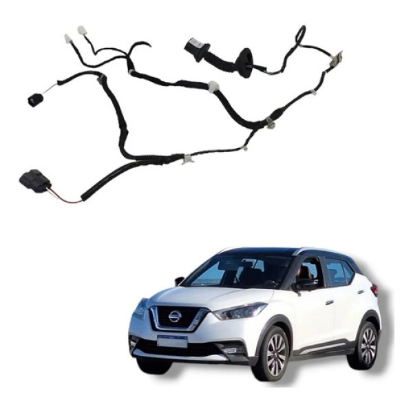 Chicote Porta Traseiro Direito  Nissan Kicks 2016 A 2020