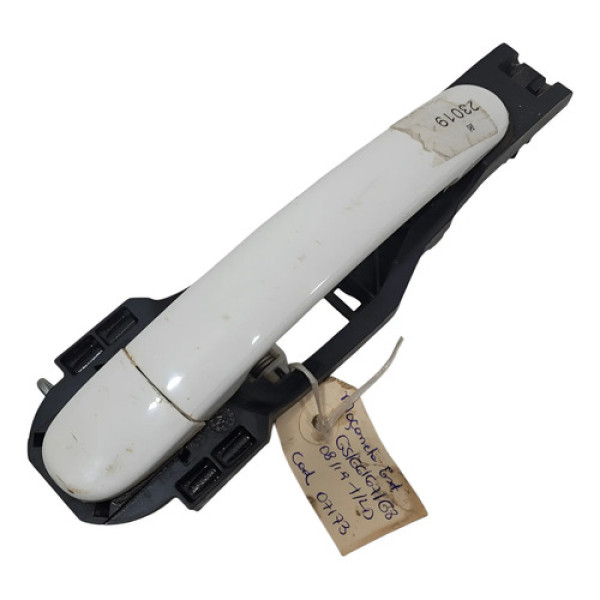 Maçaneta Externa Traseira Direita Vw Gol Fox Saveiro 2008 19 Branco Traseira