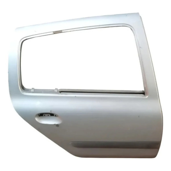 Porta Traseira Direita Renault Clio 2003 Traseira Direita Prata