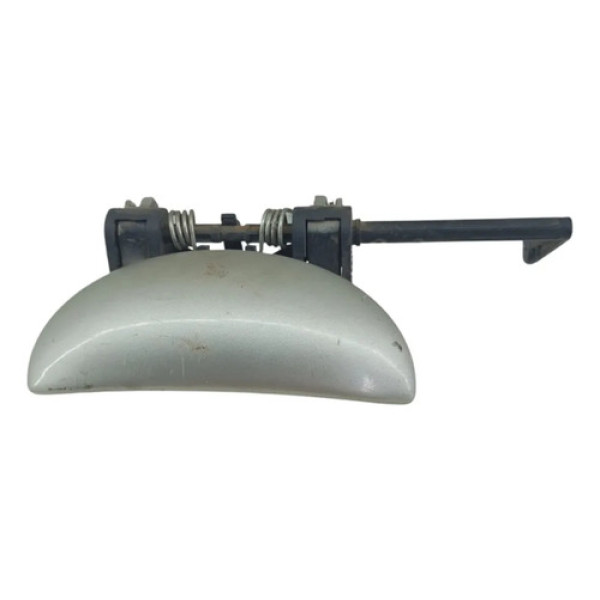 Macaneta Externa Dianteira Direita Peugeot 206 207 2000 2014 Cinza