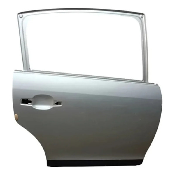 Porta Traseira Direita Citroen C4 2005 Traseira Direita Prata