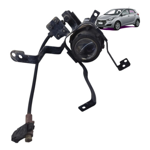 Farol Auxiliar De Milha Lado Direito Hyundai Hb20x 1.6 Preto
