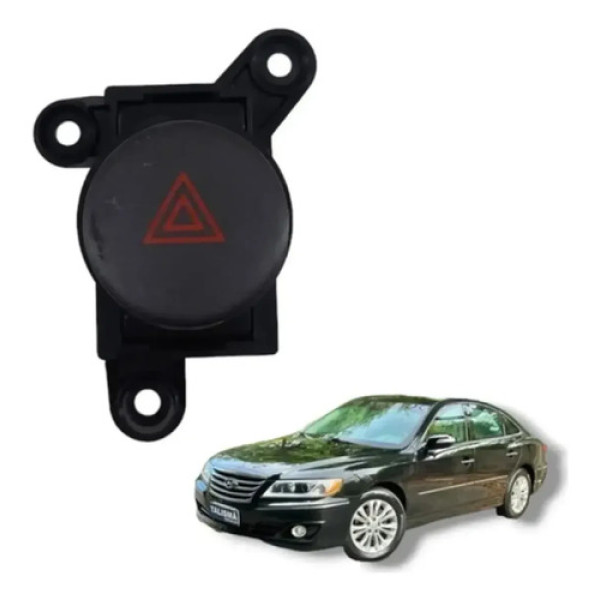 Botão Pisca Alerta Hyundai Azera 2009 2011 Preto