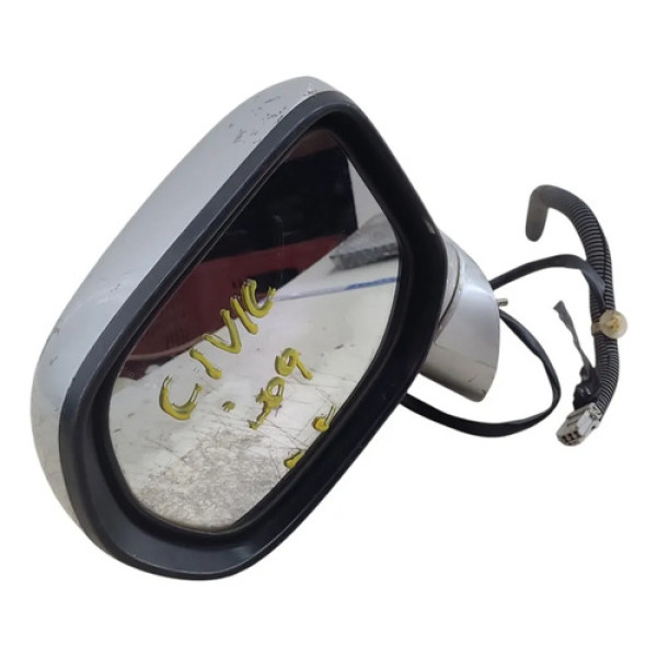 Retrovisor Esquerdo Eletrico Honda Civic 2008