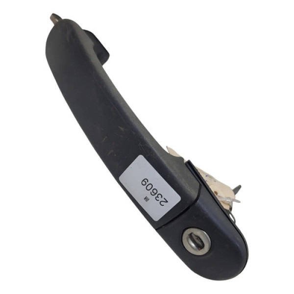 Maçaneta Externa Dianteira Esquerda Vw Gol G3 G4 1999 2005 Preto Dianteira