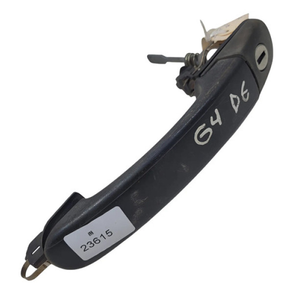 Maçaneta Externa Dianteira Esquerda Vw Gol G3 G4 1999 2005 Preto Dianteira