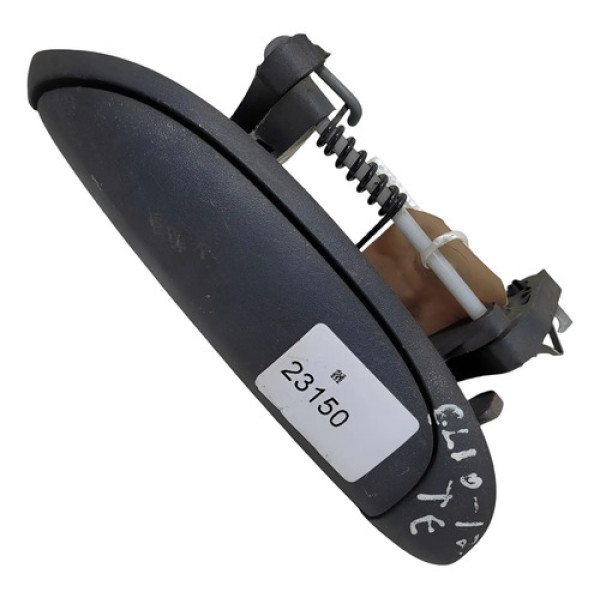 Maçaneta Externa Esquerda Renault Clio 2005 2015 Preto Dianteira