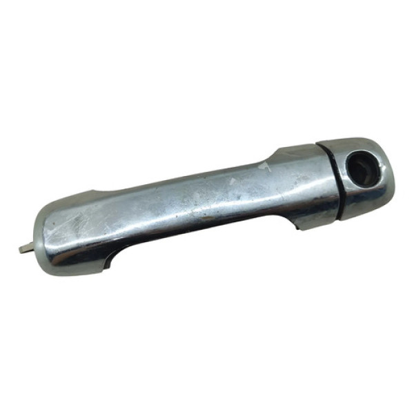 Maçaneta Externa Diant Esquerda Ford Fiesta 2003 2012 Cromado Dianteira