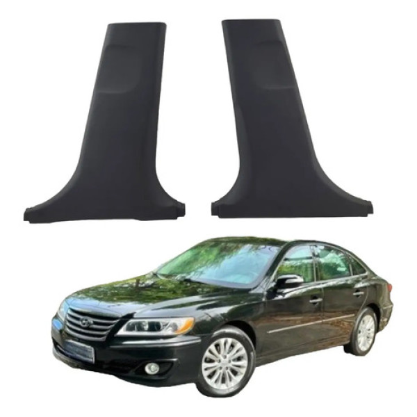 Par Acabamento Inferior Coluna Hyundai Azera 2009 A 2011