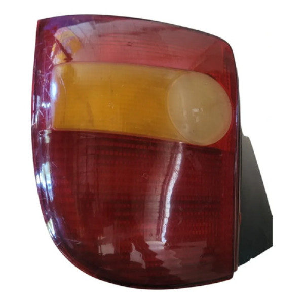 Lanterna Traseira Esquerda Fiat Palio 1996 2000 Esquerdo/motorista Vermelho