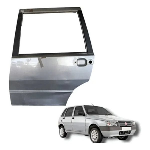 Porta Traseira Esquerda Fiat Uno Mille Fire Flex 2008 Traseira Esquerda