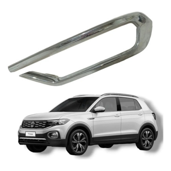 Friso Parachoque Traseiro Direito Volks. T-cross 2014 2023 Cinza