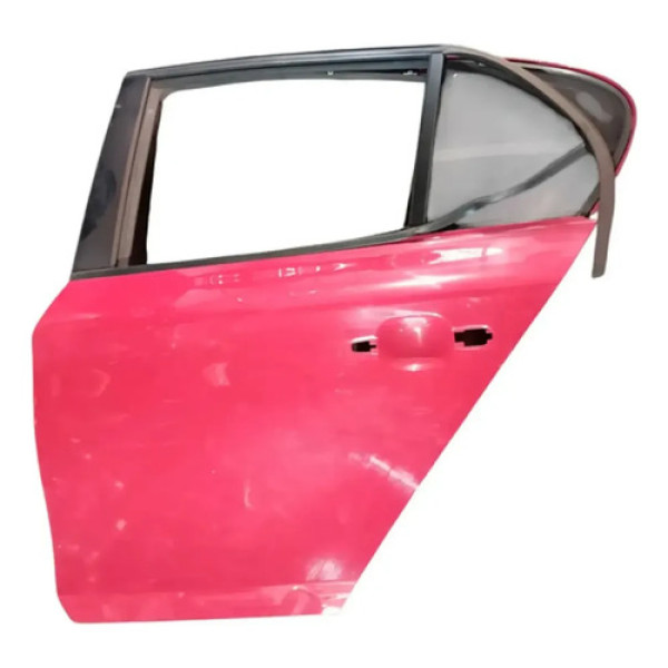 Porta Traseira Esquerda Bmw 118i 2008 Traseira Esquerda Vermelho