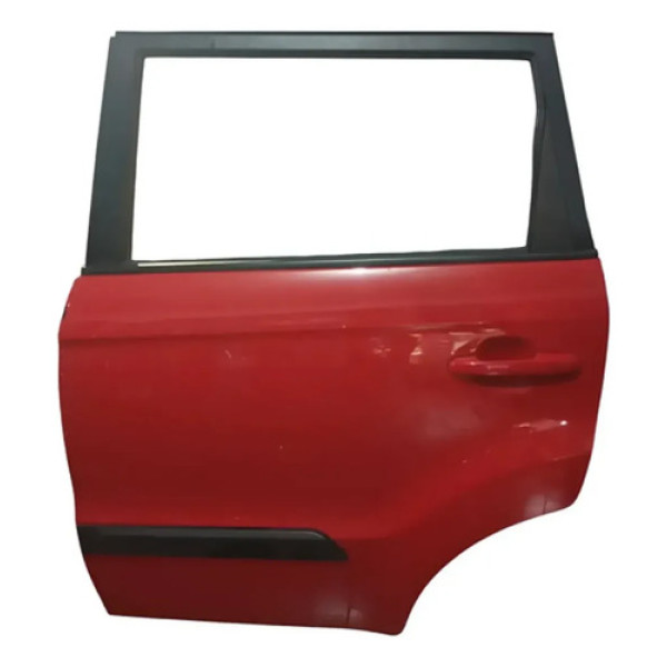 Porta Traseira Esquerda Kia Soul  2010 Traseira Esquerda Vermelho