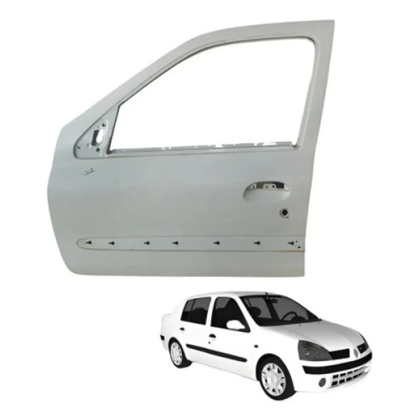Porta Dianteira Esquerda Motorista Renault Clio 2004 Dianteira Esquerda