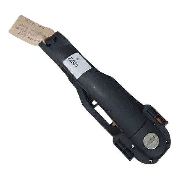Maçaneta Externa Dianteira Esquerda Vw Gol Fox Saveiro 08 19 Preto Traseira