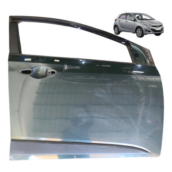 Porta Dianteira Direita Hyundai Hb20x 2016 Detalhe Dianteira Direita Cinza