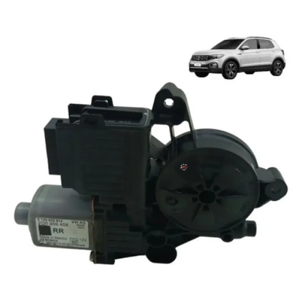 Motor Maquina Vidro Traseiro Direito Volkswagen T-cross 2023