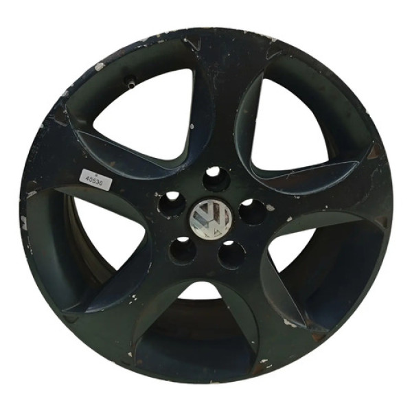 Roda Aro 16 Vw Golf Sportline Polo 2008 Preto Prateado