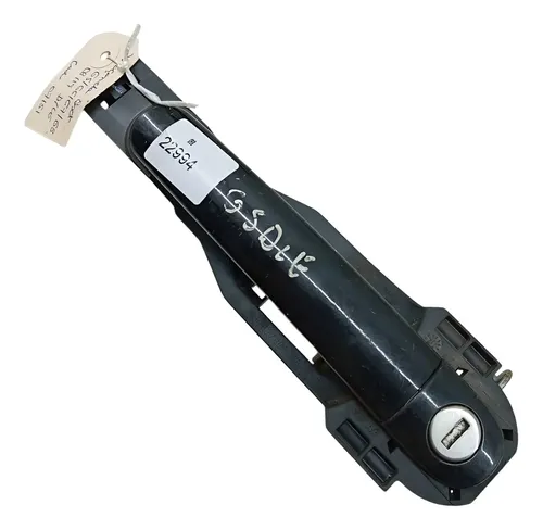 Maçaneta Externa Dianteira Esquerda Vw Gol Fox Saveiro 08 19 Preto Dianteira