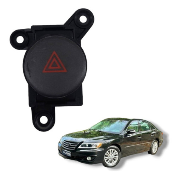 Botão Pisca Alerta Hyundai Azera 2009 A 2011 Preto