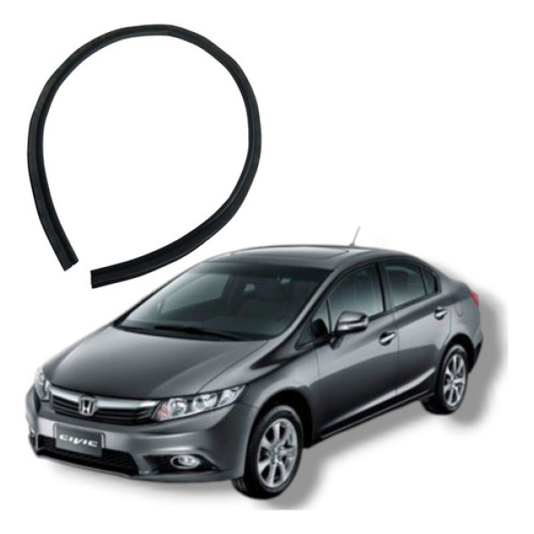 Borracha Guarnição Capô Honda Civic Lxs 2012 2016