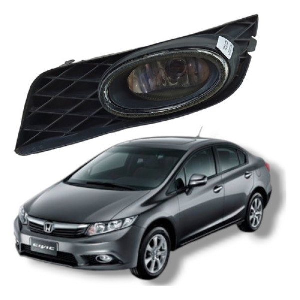 Farol Milha Direito Honda Civic Lxs 2012 2016