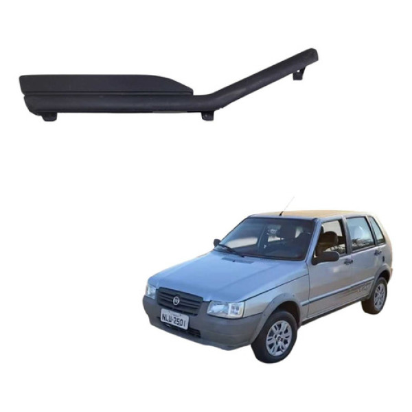 Puxador Porta Dianteira Esquerdo Fiat Uno Mille 2012 1899801 Preto