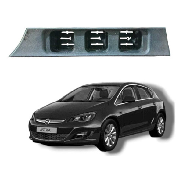 Moldura Botões Console Central Chevrolet Astra Sedan 2010