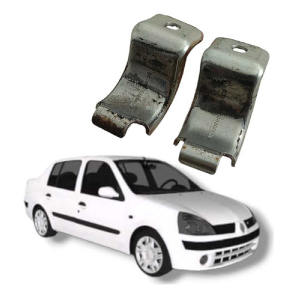 Par Abraçadeira Central Barra Estabilizadora Renault Clio 04