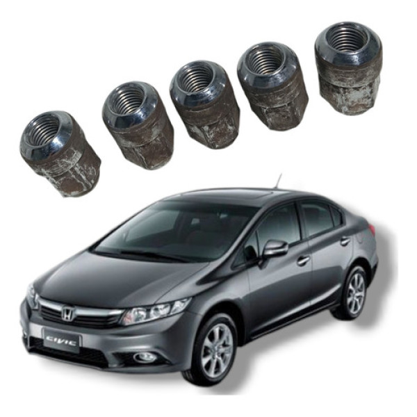 Jogo Porca Roda Honda Civic Lxs 2012 2016