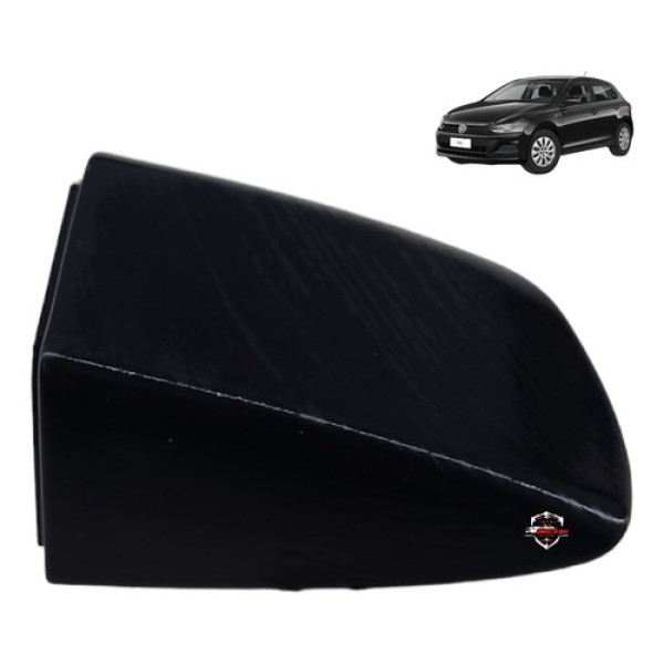 Acabamento Maçaneta Externa Traseira Direita Volks Polo 2019 Preto Traseira