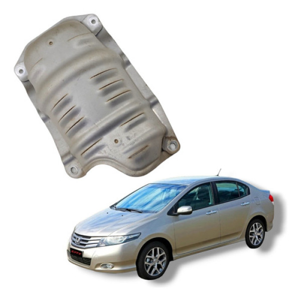Defletor Protetor Calor Catalisador Honda City 2009 A 2013