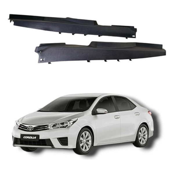 Par Acabamento Inferior Coluna Traseira Toyota Corolla 2016