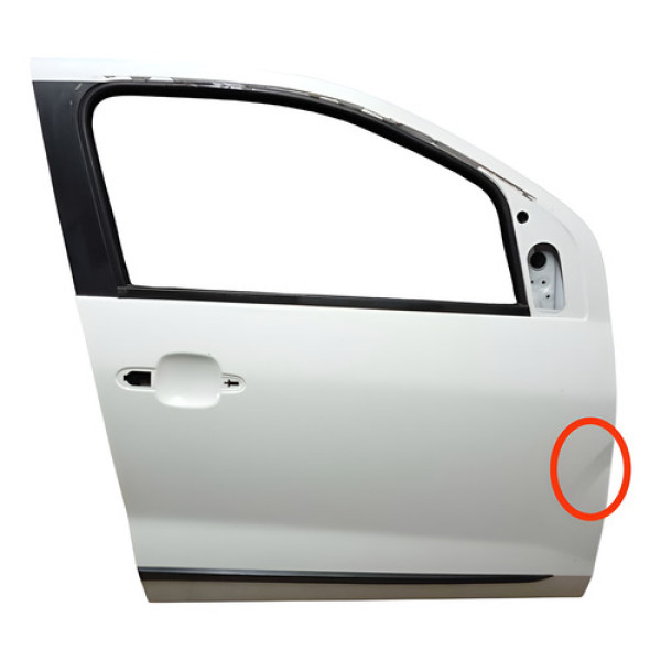 Porta Dianteira Direita Fiat Strada Freedom 2021 2024 Dianteira Direita Branca