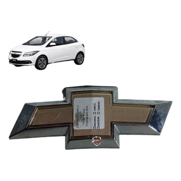 Emblema Grade Parachoque Dianteiro Chevrolet Onix 2014