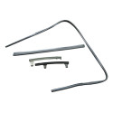  Kit Borracha Pestana Guia Vidro Toyota Etios 2015 Diant Ld Cinza
