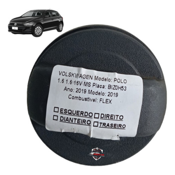 Tampa Gargalo Combustível Volkswagen Polo 2019 Preto