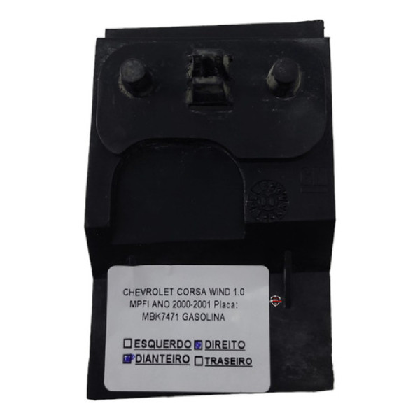 Guia Parachoque Dianteiro Direito Chevrolet Corsa Wind 2001