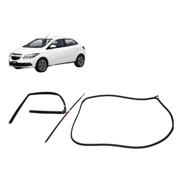 Jogo Borracha Porta Dianteira Direita Chevrolet Onix 2014