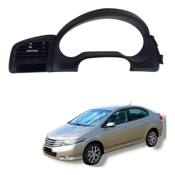 Moldura Painel Instrumentos Difusor Honda City 2009 A 2013