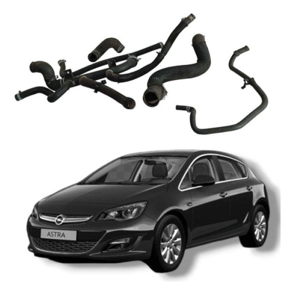 Jogo Borracha Agua Radiador Chevrolet Astra Sedan 2.0 2010