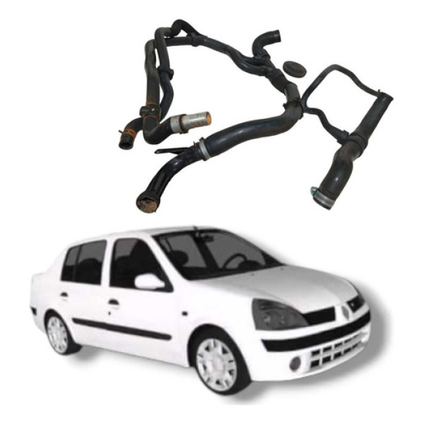 Jogo Borracha Água Radiador Renault Clio Megane 2004